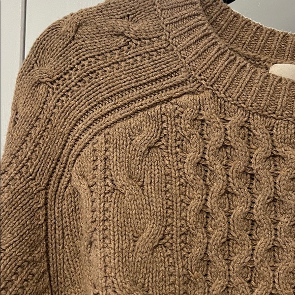 Universal Thread Tan Cable Knit Sweater - Picture 2 of 4